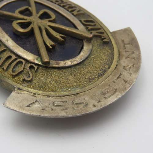 Masonic South Africa Western Division Assistant collar jewel