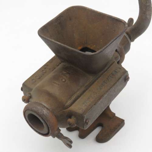 Antique S. Nye and Co No. 1 meat mincer / tobacco shredder
