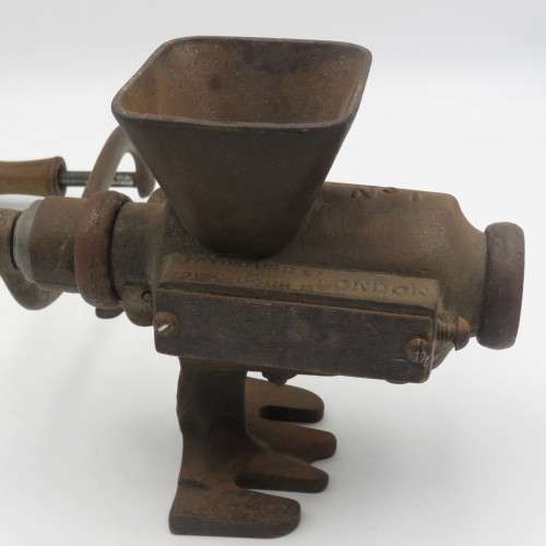 Antique S. Nye and Co No. 1 meat mincer / tobacco shredder