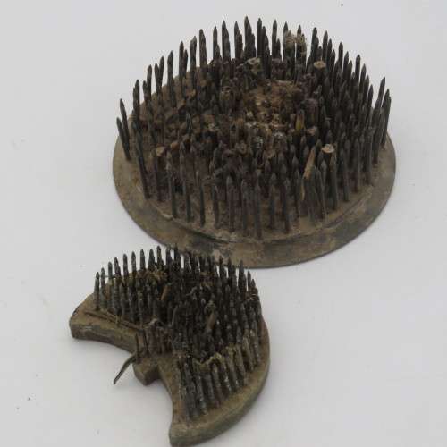 Pair of vintage plant spikes