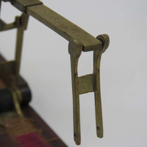 Antique pocket folding coin scale for sovereign and half sovereign