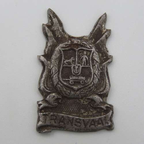 Old Transvaal metal emblem badge - no pin