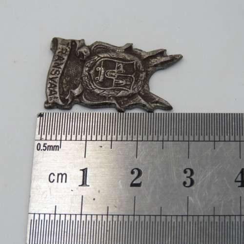 Old Transvaal metal emblem badge - no pin