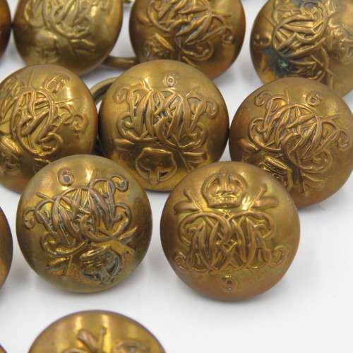 Lot of British 9th Lancers Uniform buttons