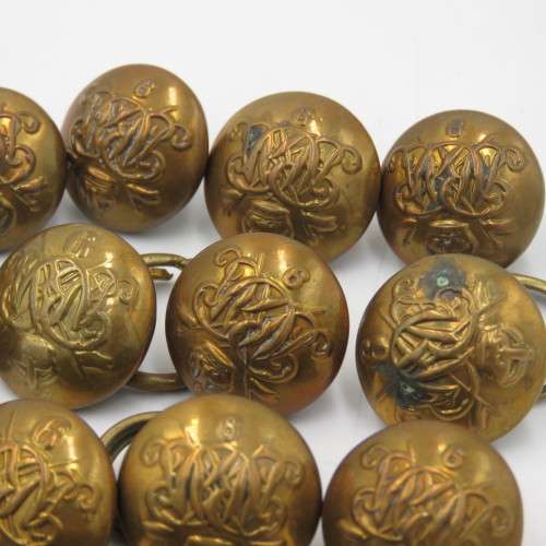 Lot of British 9th Lancers Uniform buttons