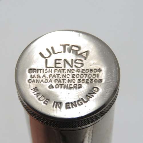 Vintage The Ultra Lens magnifying glass in case