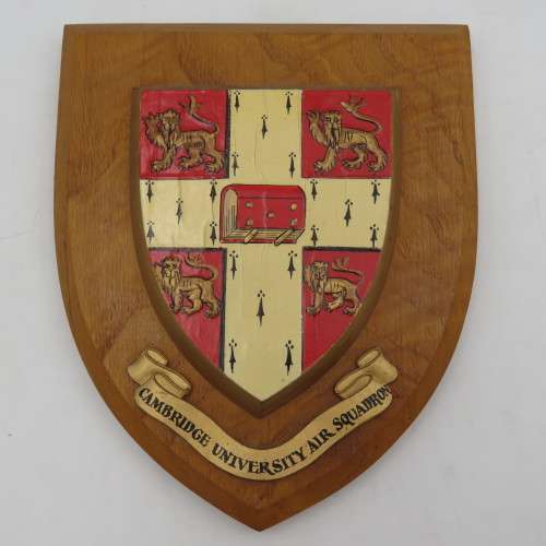 Cambridge University Air Squadron wall plaque