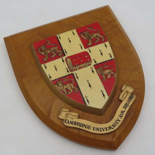 Cambridge University Air Squadron wall plaque