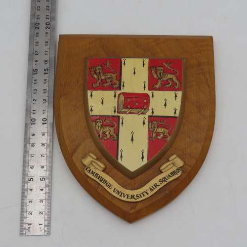 Cambridge University Air Squadron wall plaque