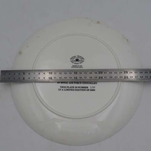 Royal Tuscan Royal Air Force review by H.M Queen Elizabeth II commemorative plate #2225 of 3000