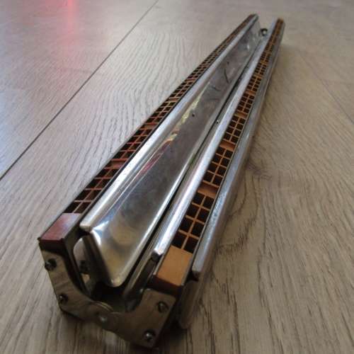 Vintage Hohner model 267 double decker 48 Chord harmonica - rarely seen