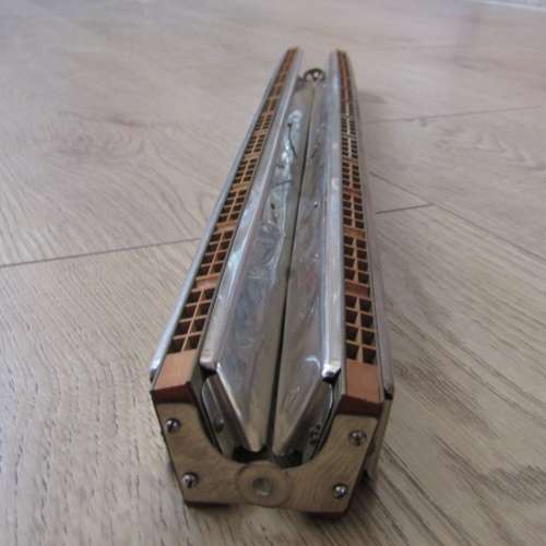 Vintage Hohner model 267 double decker 48 Chord harmonica - rarely seen