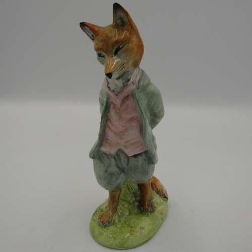 Beswick Beatrix Potter`s Foxy Whiskered Gentleman porcelain figurine