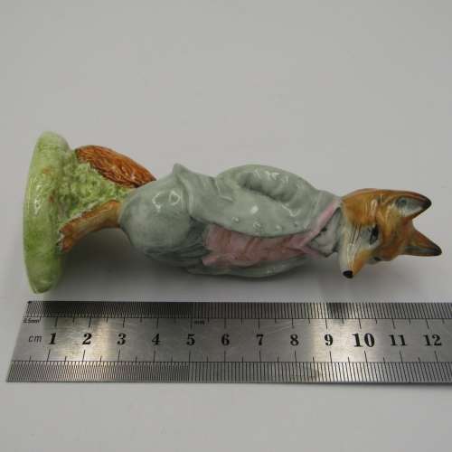 Beswick Beatrix Potter`s Foxy Whiskered Gentleman porcelain figurine