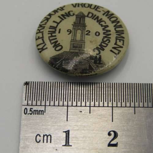 1920 Klerksdorp Vroue - Monument onthulling lapel pin badge
