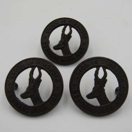 Lot of 3 SA General service collar badges
