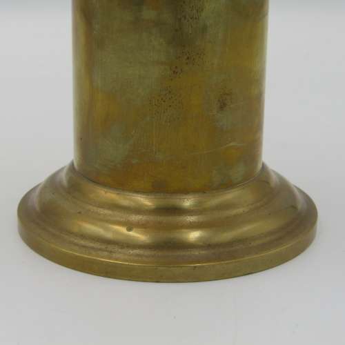 Handmade brass postbox shaped money box