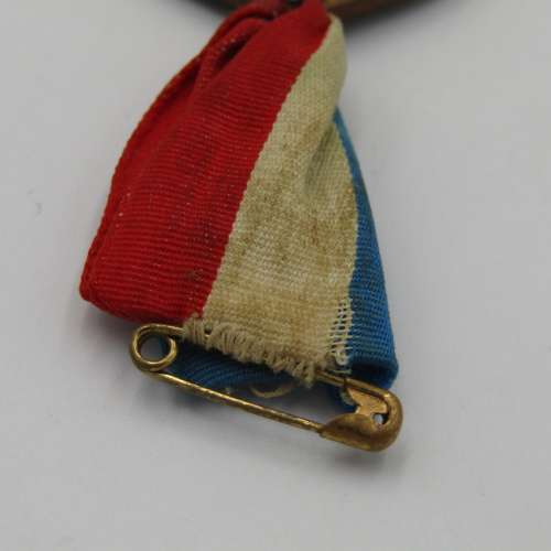 Antique Union of South Africa medallion with ribbon
