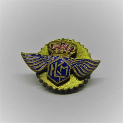 Vintage KLM Airways pin badge