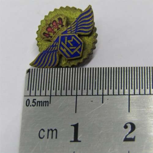 Vintage KLM Airways pin badge