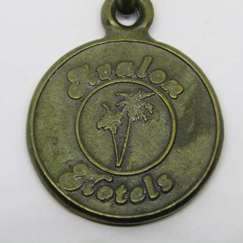 Vintage Avalon springs Hotel key holder