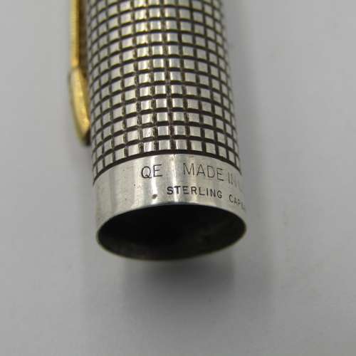 Vintage Sterling silver Parker Pen with 14kt gold nib