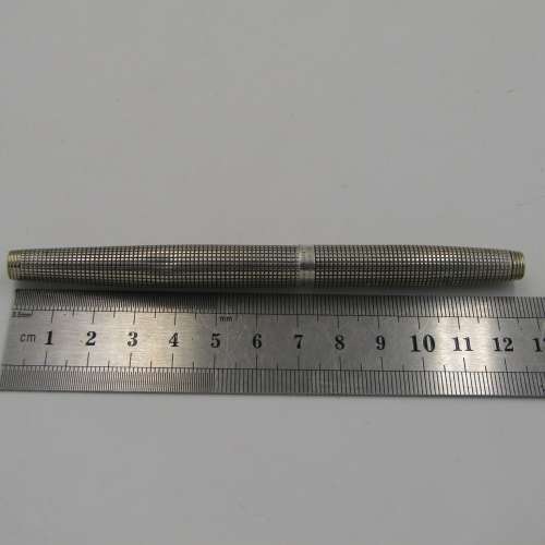 Vintage Sterling silver Parker Pen with 14kt gold nib