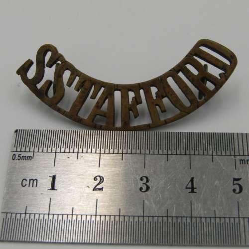 South Staffordshire regiment shoulder title