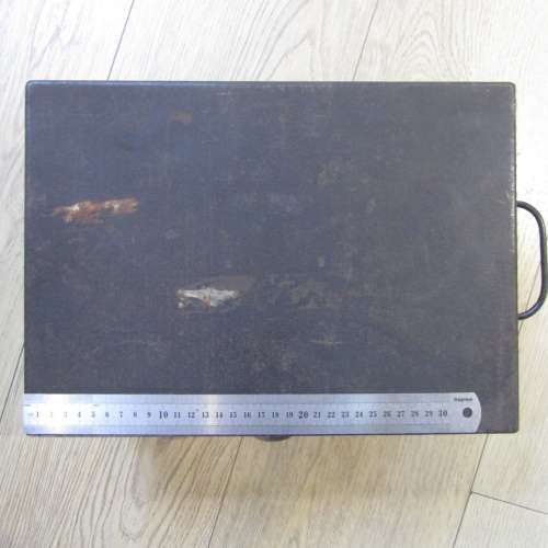 Sir Melmoth Osborn (1834 - 1899) antique metal safety box with key