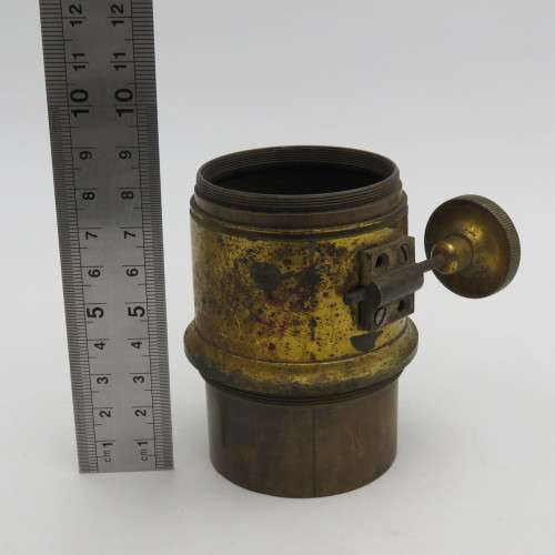 Lot of antique brass camera and microscope spares