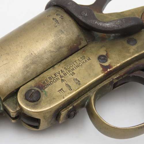 British WW1 1916 MK 3 Webley & Scott Naval Flare Gun