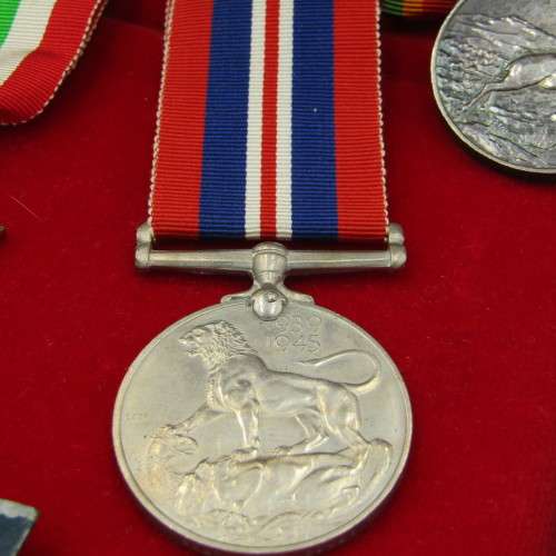 WW1 / WW2 Father and Son medal group - WW1 Pair to Pte. LJDM Kotze