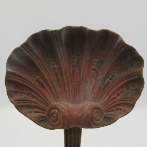 Vintage brass coat hanger hook - repaired
