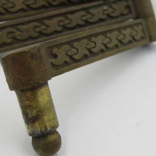 Antique brass extendable candle stick