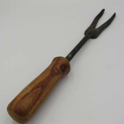 Vintage cast iron coal stove tool for lids