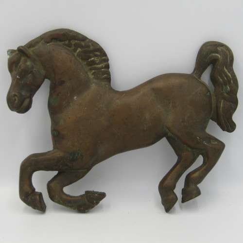 Antique Copper horse door decoration - weighs 1.8 kg