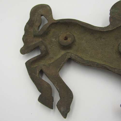 Antique Copper horse door decoration - weighs 1.8 kg