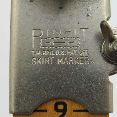 Vintage Pin - it skirt marker - made in Union of South Africa
