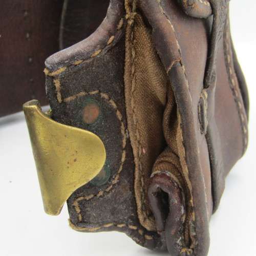 WW1 Swedish Mauser leather ammo bandolier