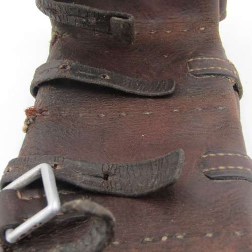 WW1 Swedish Mauser leather ammo bandolier