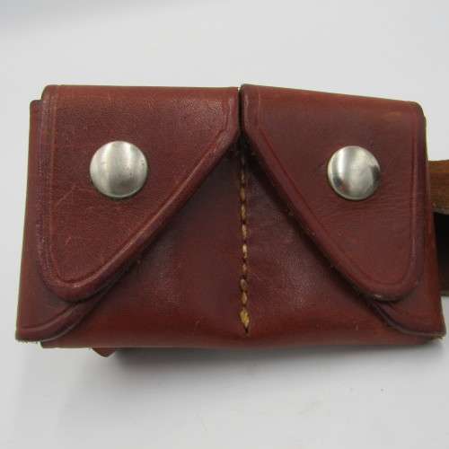 El-Paso leather body holster and ammo pouch for .38 revolver
