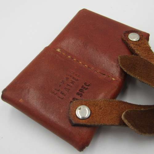 El-Paso leather body holster and ammo pouch for .38 revolver