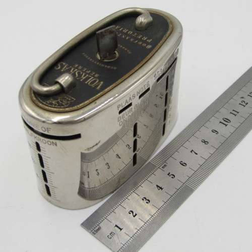 Vintage Volkskas Beperk Pretoria money box with key