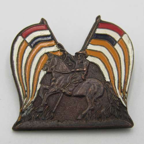 Vintage Orange Free State pin badge