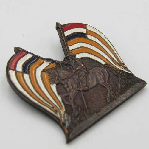 Vintage Orange Free State pin badge