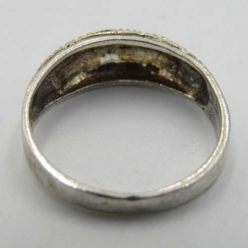 Vintage Sterling silver ring - weighs 2,3g - size O