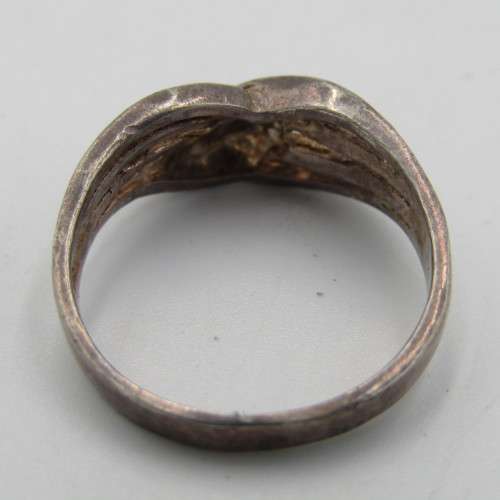 Vintage Sterling silver ring - weighs 2,8g - size L 1/2