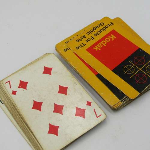 Original vintage Kodak deck of cards in box