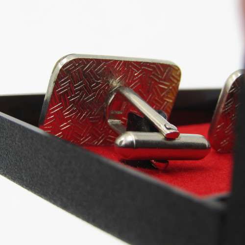 Pair of vintage Trust Bank cufflinks