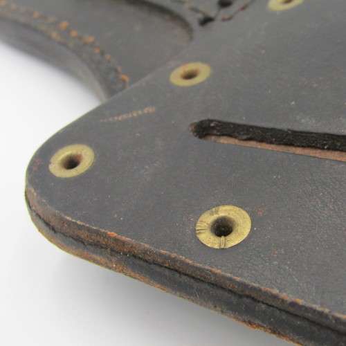 Vintage black leather SPJ 28/94 pistol holder